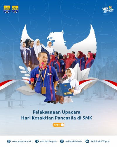Keluarga Besar SMK Peringati Hari Kesaktian Pancasila dengan Upacara Bendera