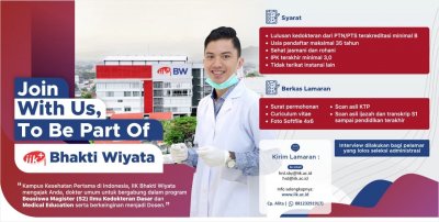 Beasiswa Magister (S2) Ilmu Kedokteran Dasar dan Medical Education